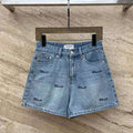 Chanel Women's Fashion Denim shorts C58811 - S - View 1