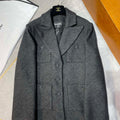 Chanel Women's P78191 Fashion Jacket Wool Tweed  Black & Gray C62302 - S - View 1