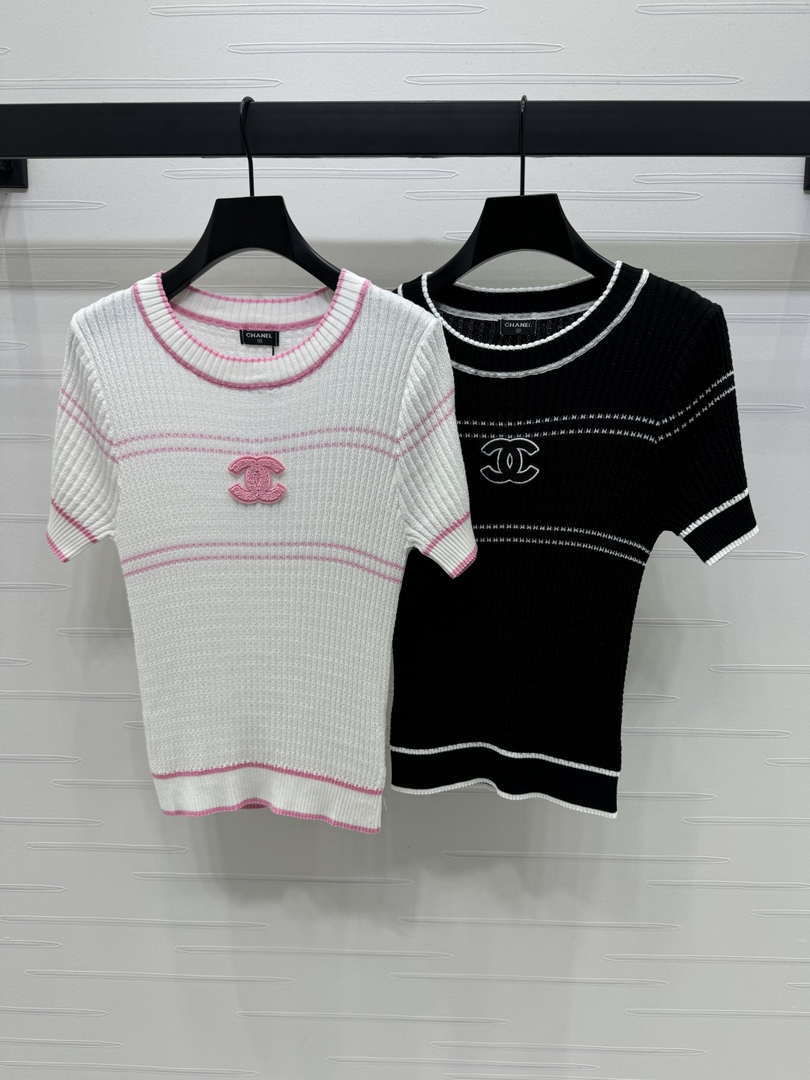 Chanel Women's Fashion Knitted T-shirt C81001