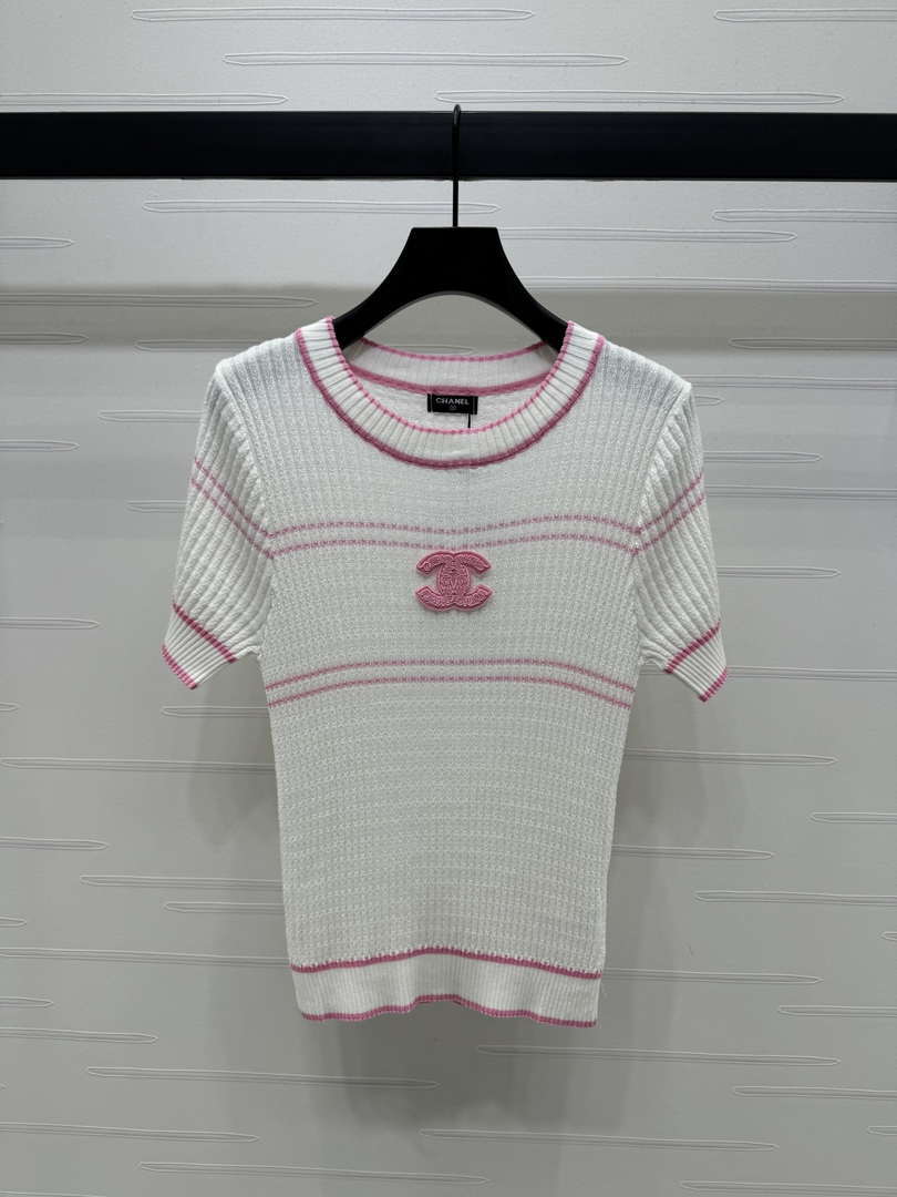 Chanel Women's Fashion Knitted T-shirt C81001