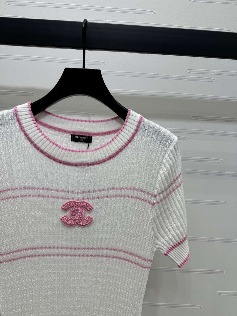Chanel Women's Fashion Knitted T-shirt C81001