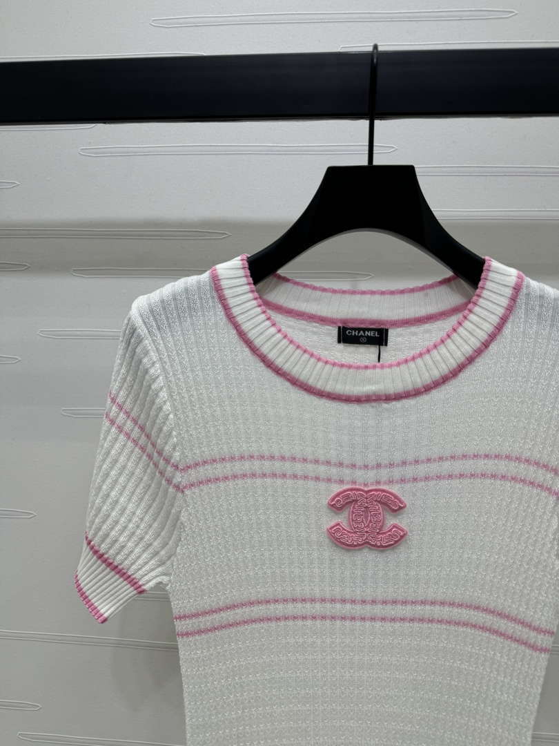 Chanel Women's Fashion Knitted T-shirt C81001