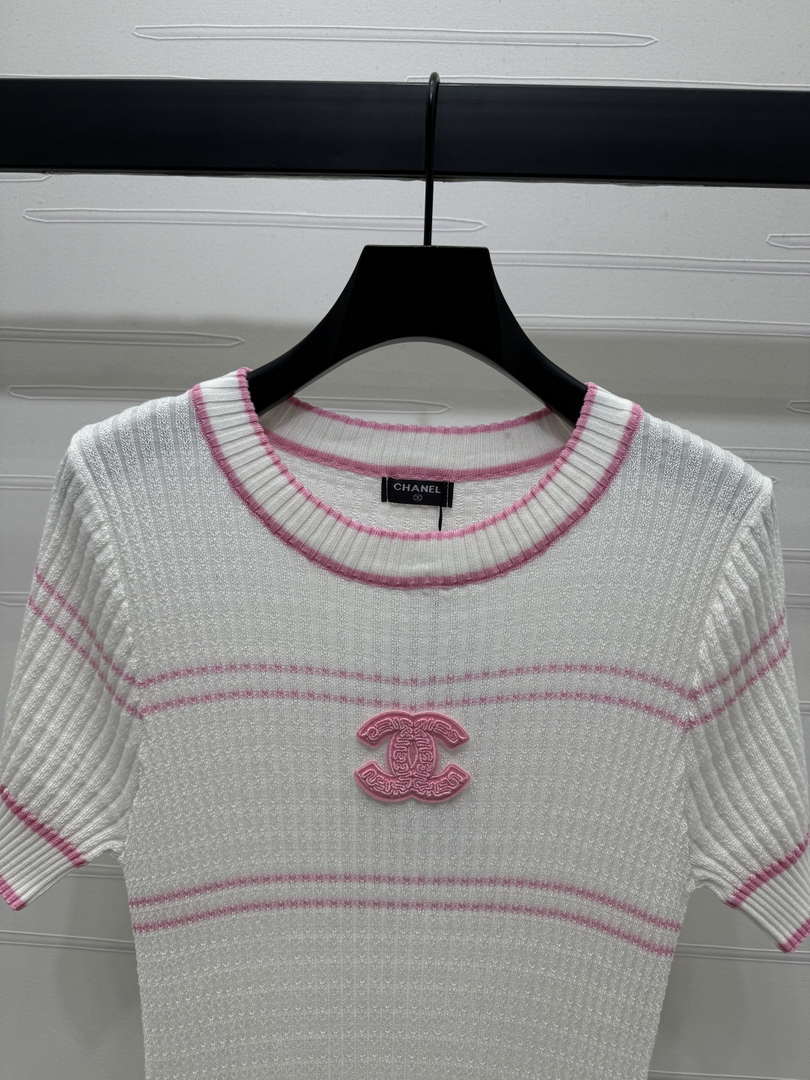 Chanel Women's Fashion Knitted T-shirt C81001