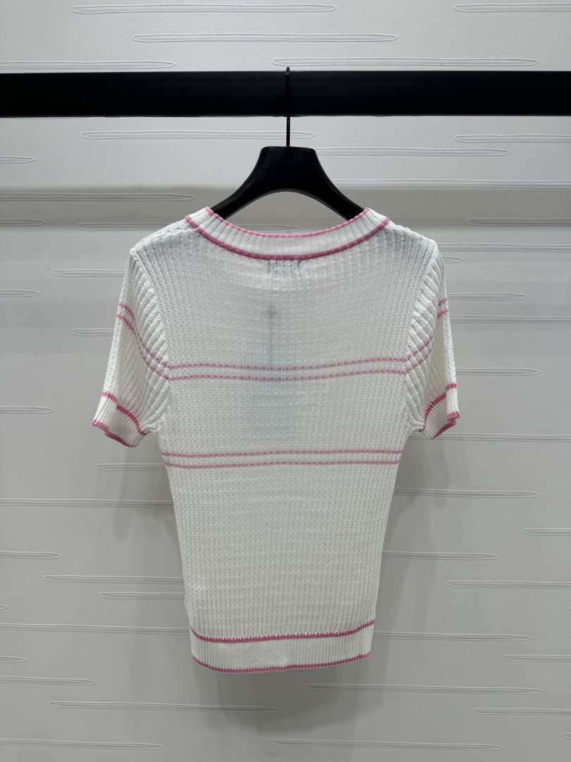 Chanel Women's Fashion Knitted T-shirt C81001