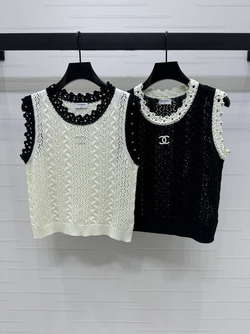 Chanel Women's Fashion Knitted T-shirt C81007