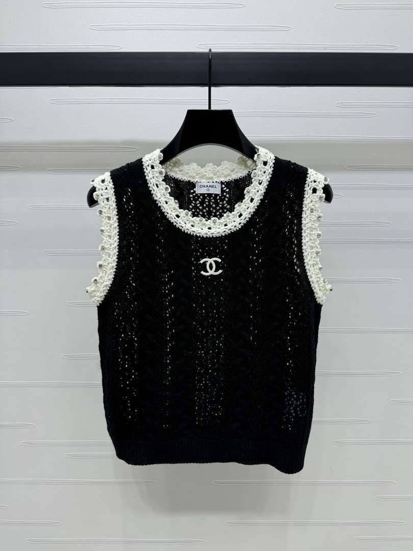 Chanel Women's Fashion Knitted T-shirt C81007