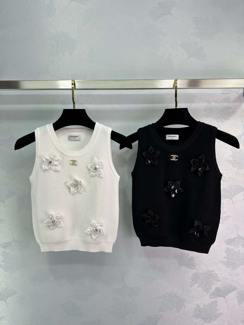 Chanel Women's Fashion Knitted T-shirt C81009