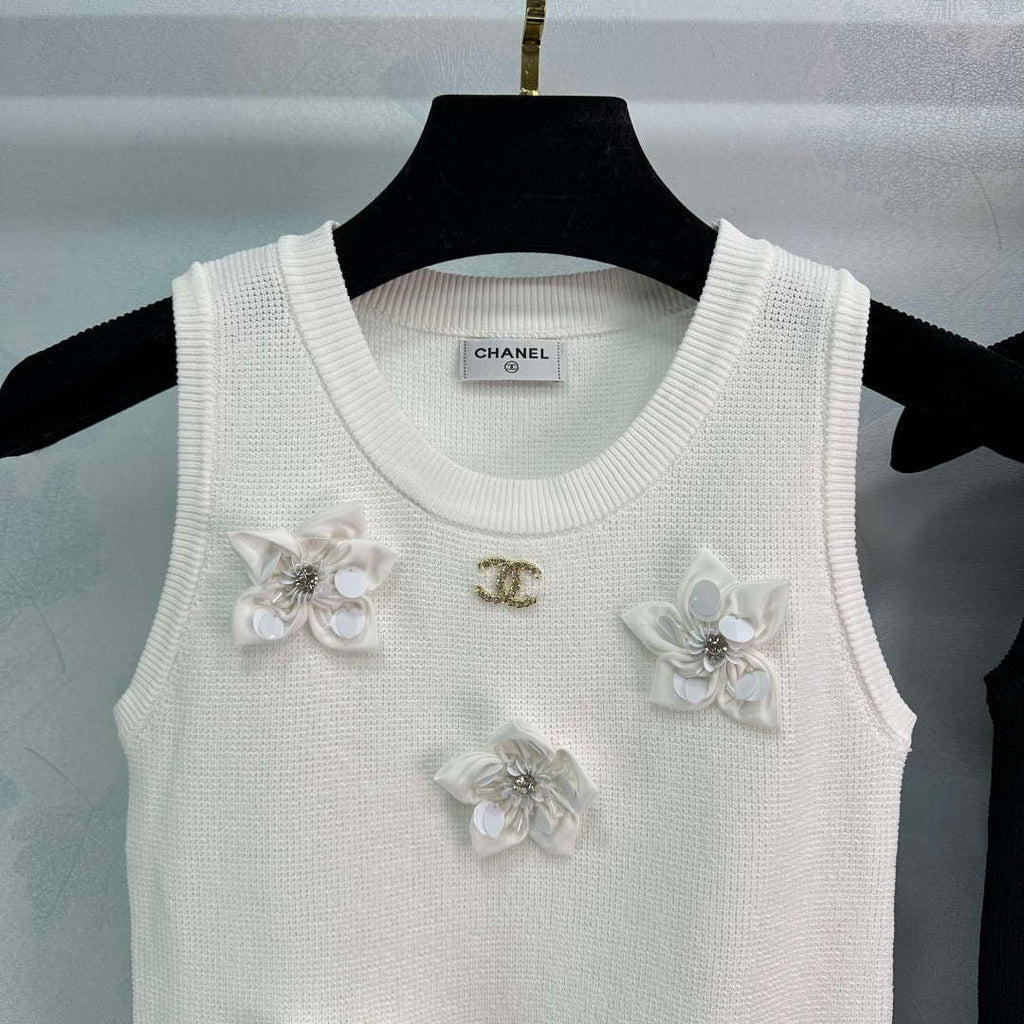 Chanel Women's Fashion Knitted T-shirt C81009