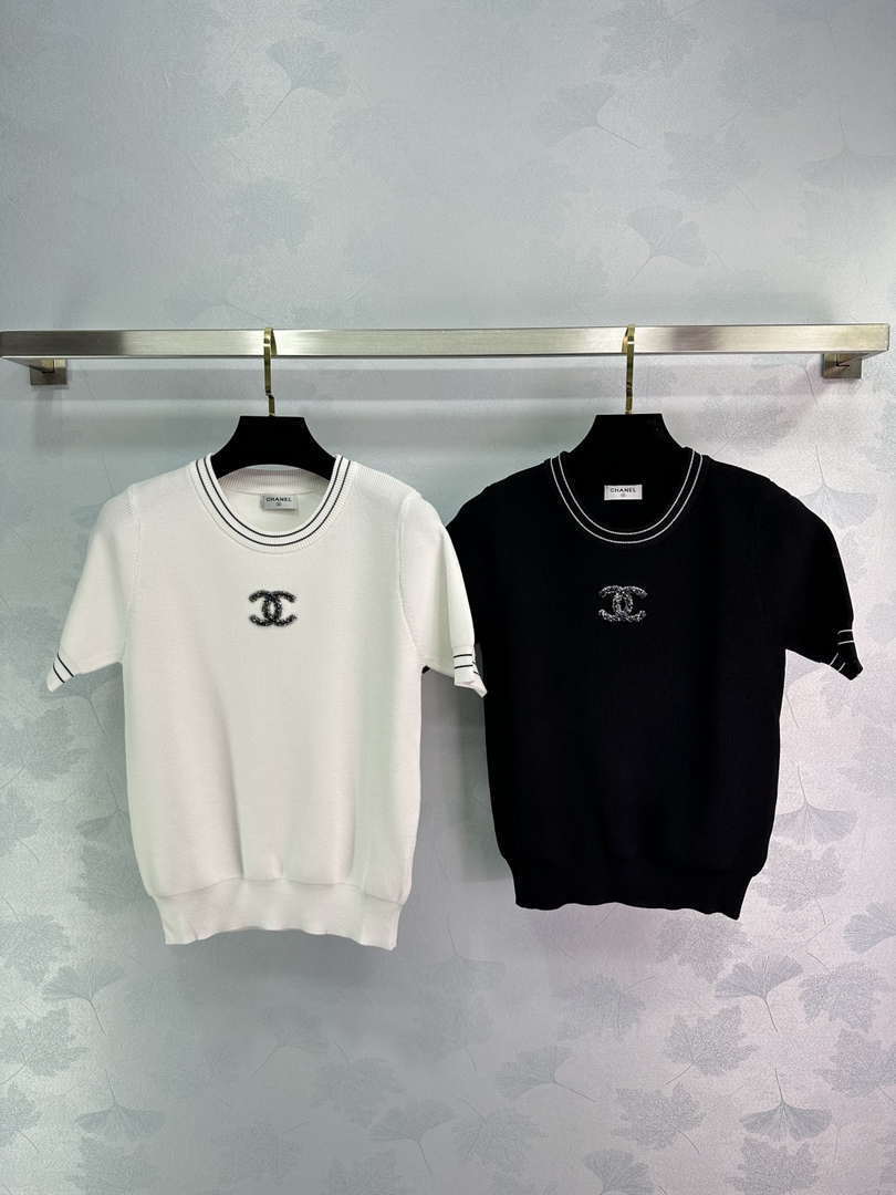 Chanel Women's Fashion Knitted T-shirt C81011