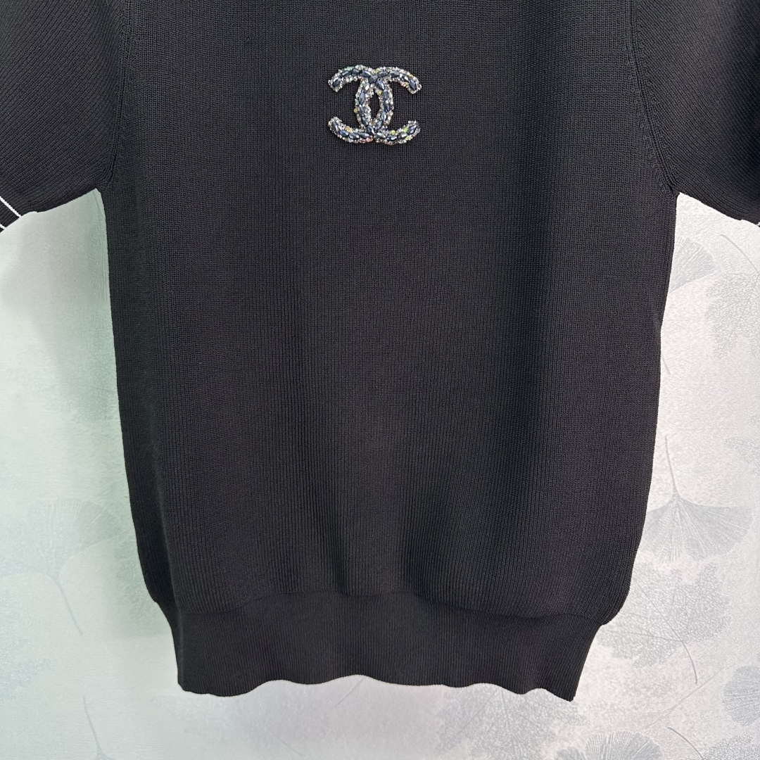 Chanel Women's Fashion Knitted T-shirt C81011
