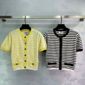 Chanel Women's Fashion Knitted T-shirt C81012 - S / Yellow - View 1
