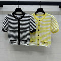 Chanel Women's Fashion Knitted T-shirt C81013 - S / Yellow - View 1