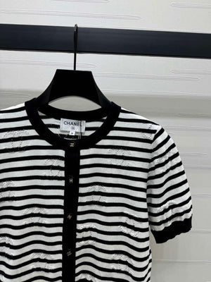 Chanel Women's Fashion Knitted T-shirt C81013 - S / Yellow - View 3