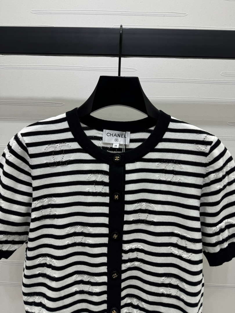 Chanel Women's Fashion Knitted T-shirt C81013