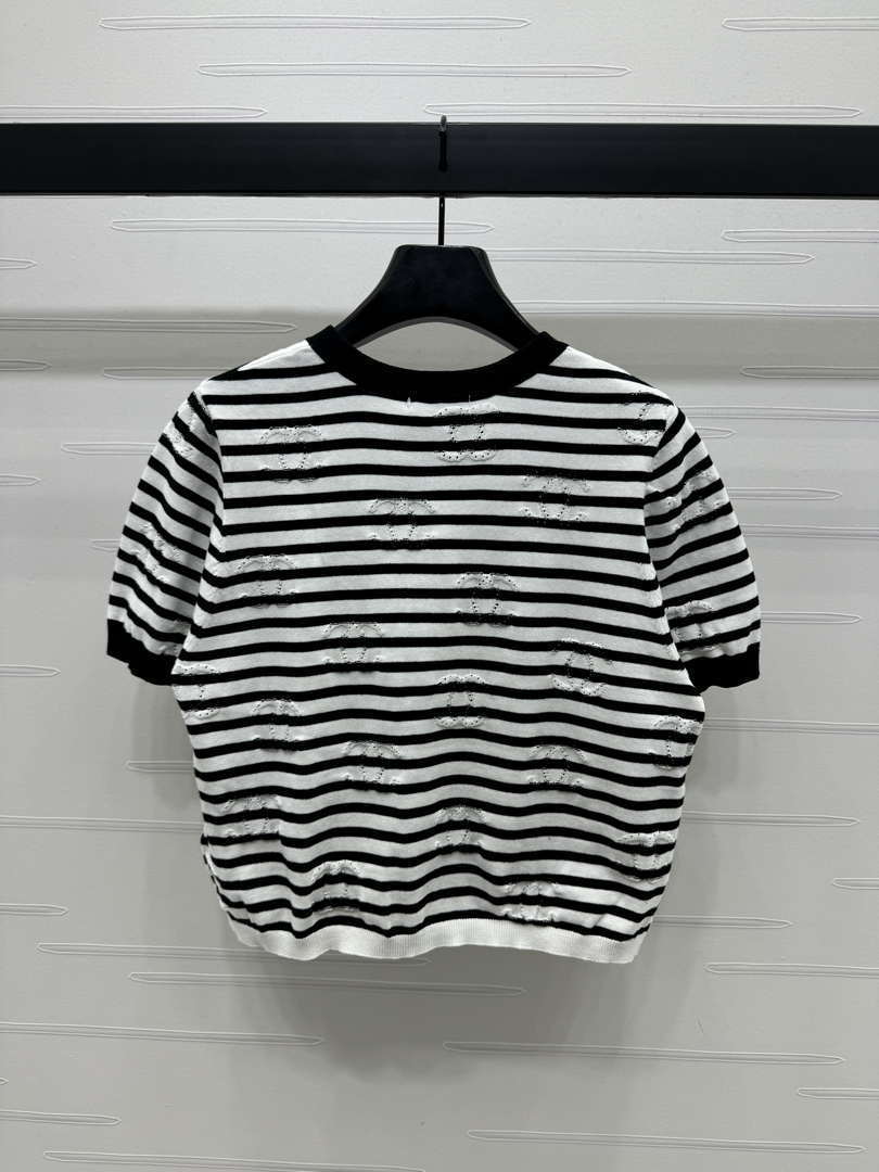 Chanel Women's Fashion Knitted T-shirt C81013