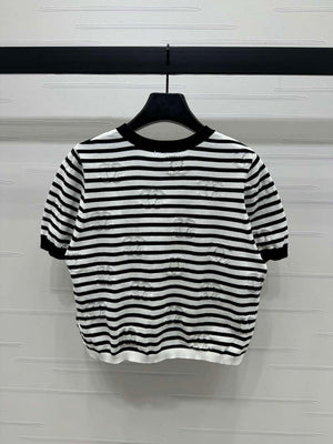 Chanel Women's Fashion Knitted T-shirt C81013 - S / Yellow - View 9