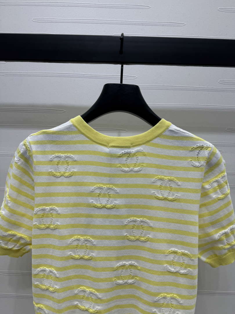 Chanel Women's Fashion Knitted T-shirt C81013