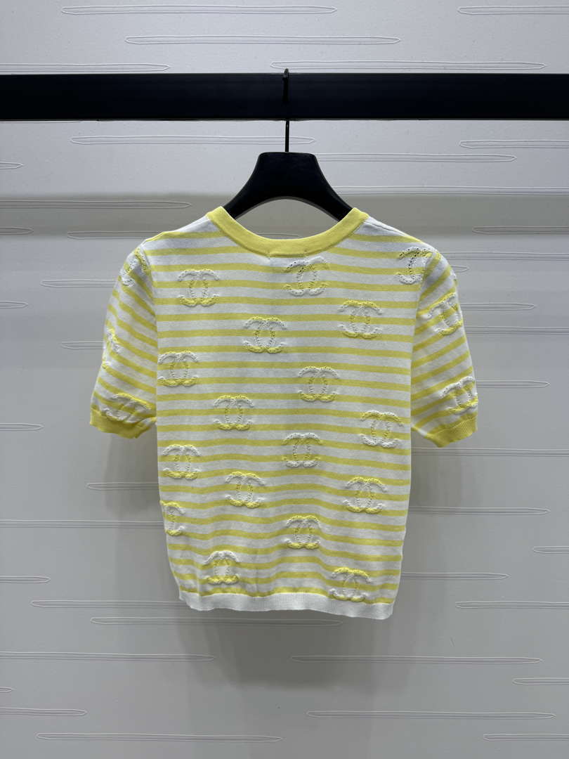 Chanel Women's Fashion Knitted T-shirt C81013