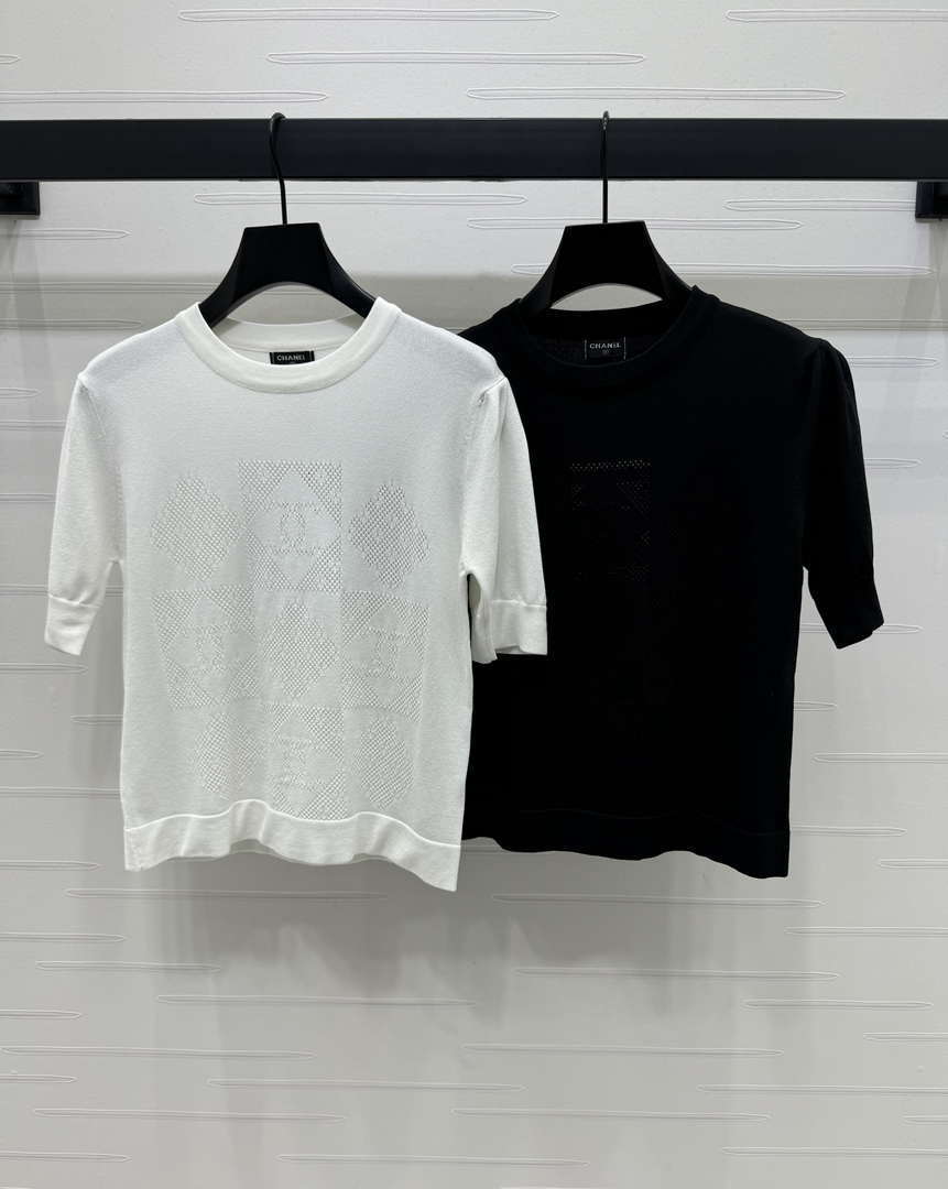 Chanel Women's Fashion Knitted T-shirt C81014