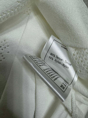 Chanel Women's Fashion Knitted T-shirt C81014 - S / White - View 9