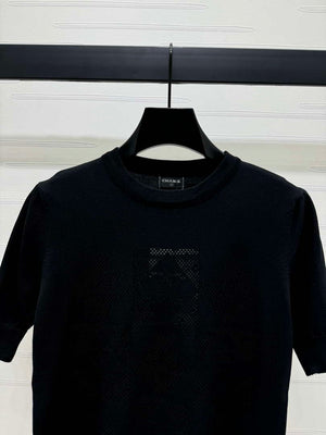 Chanel Women's Fashion Knitted T-shirt C81014 - S / White - View 13