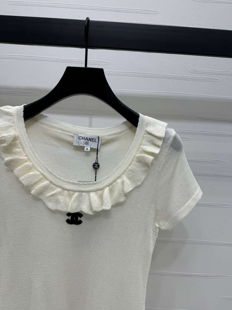 Chanel Women's Fashion Knitted T-shirt C81015