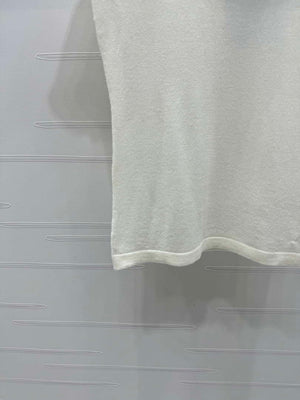 Chanel Women's Fashion Knitted T-shirt C81015 - S / White - View 6