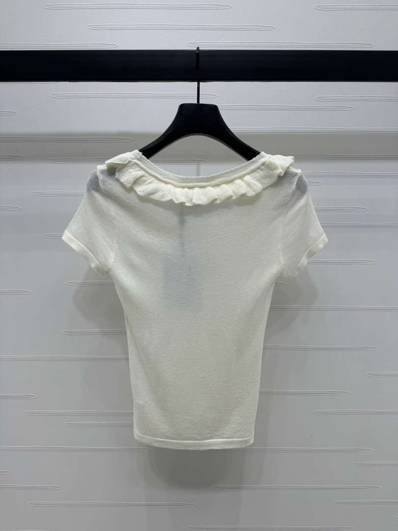 Chanel Women's Fashion Knitted T-shirt C81015