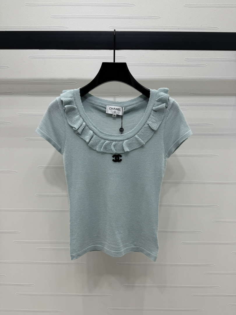 Chanel Women's Fashion Knitted T-shirt C81015