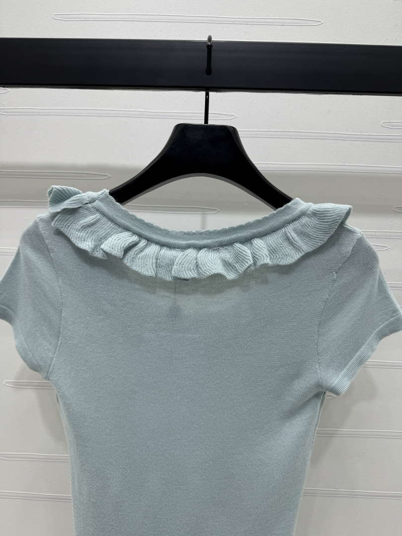 Chanel Women's Fashion Knitted T-shirt C81015