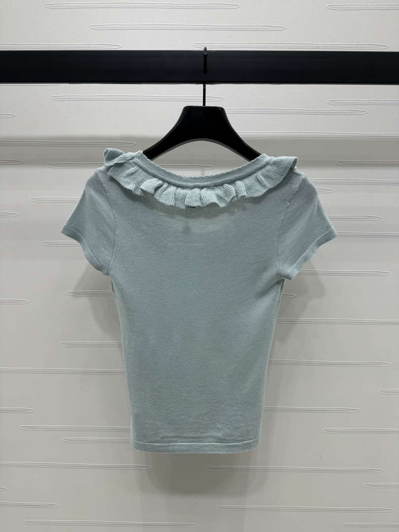 Chanel Women's Fashion Knitted T-shirt C81015