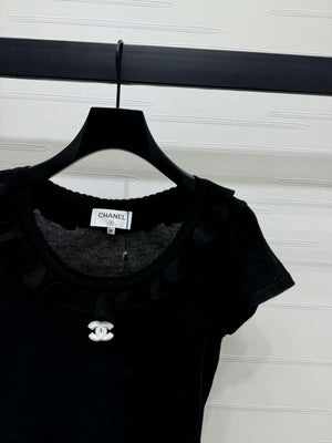 Chanel Women's Fashion Knitted T-shirt C81015 - S / White - View 20
