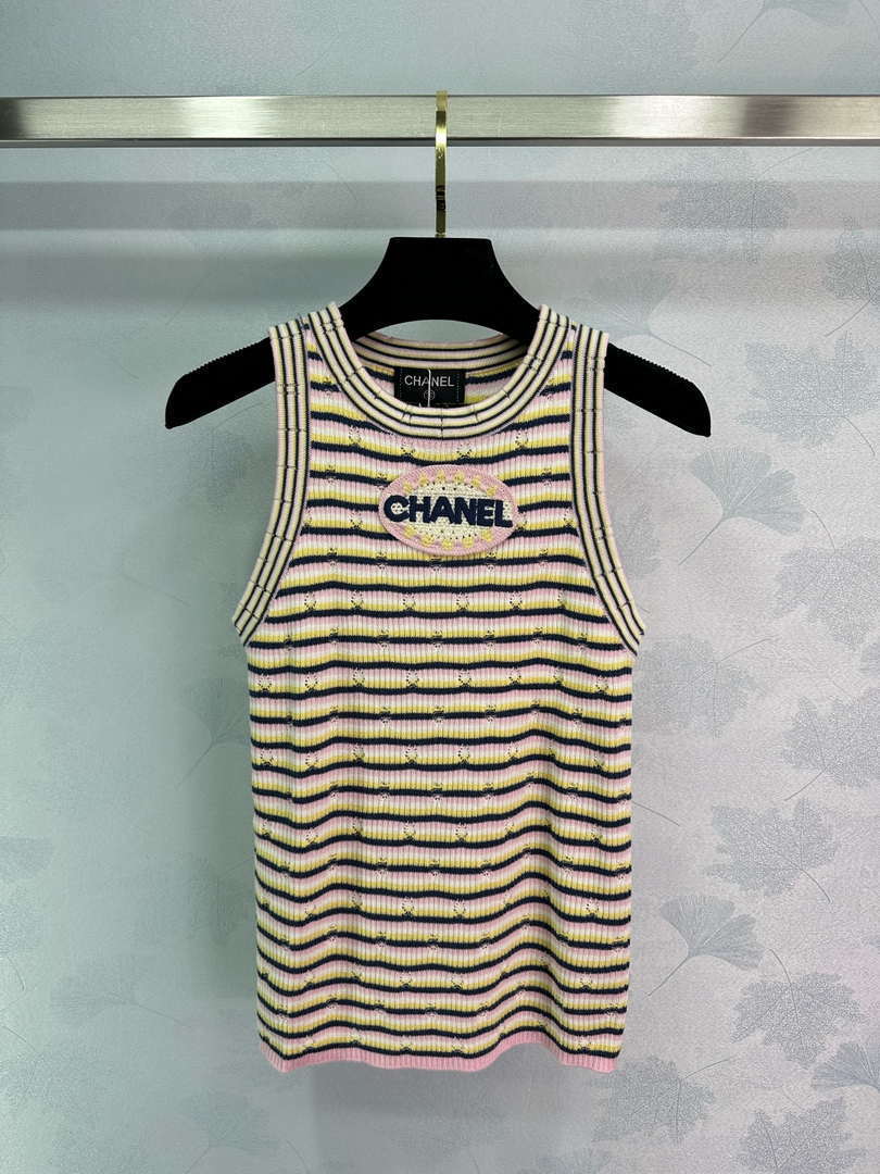 Chanel Women's Fashion Knitted T-shirt C81016