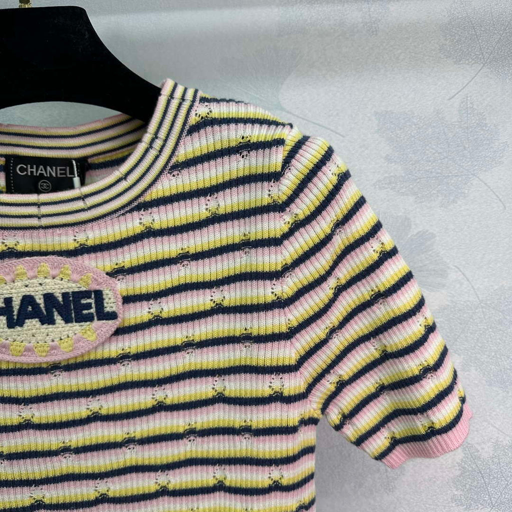 Chanel Women's Fashion Knitted T-shirt C81017