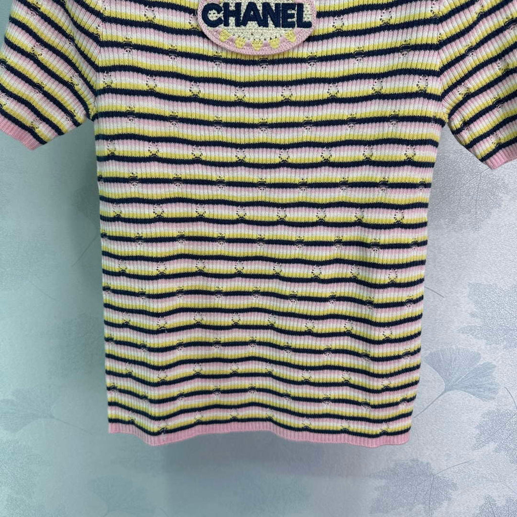 Chanel Women's Fashion Knitted T-shirt C81017