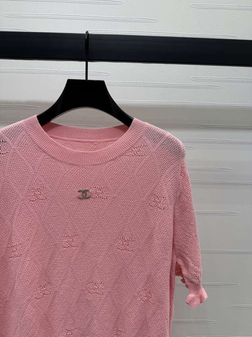Chanel Women's Fashion Knitted T-shirt C81019