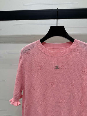 Chanel Women's Fashion Knitted T-shirt C81019 - S / shopify--color-pattern-og31ykwd - View 4