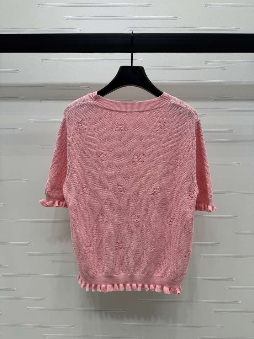 Chanel Women's Fashion Knitted T-shirt C81019