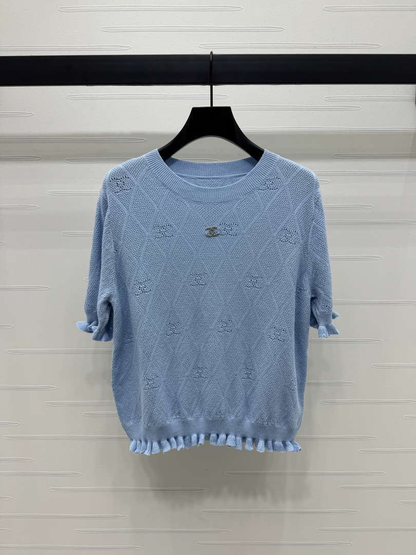 Chanel Women's Fashion Knitted T-shirt C81019