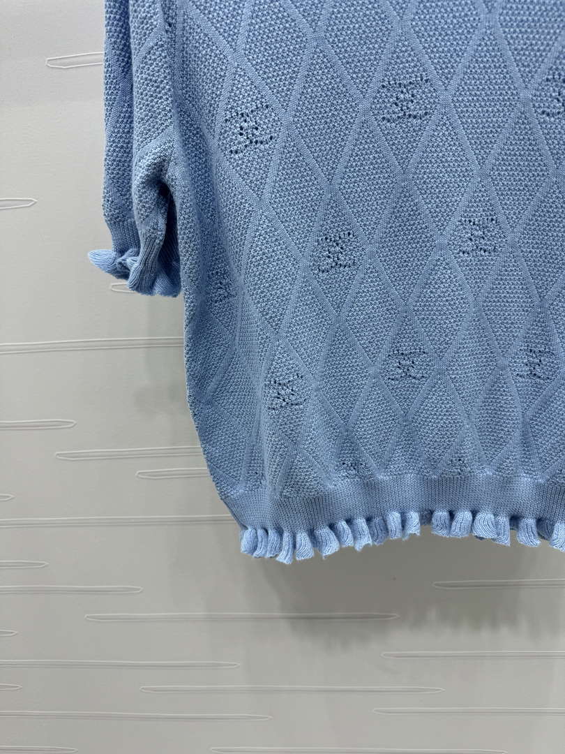 Chanel Women's Fashion Knitted T-shirt C81019