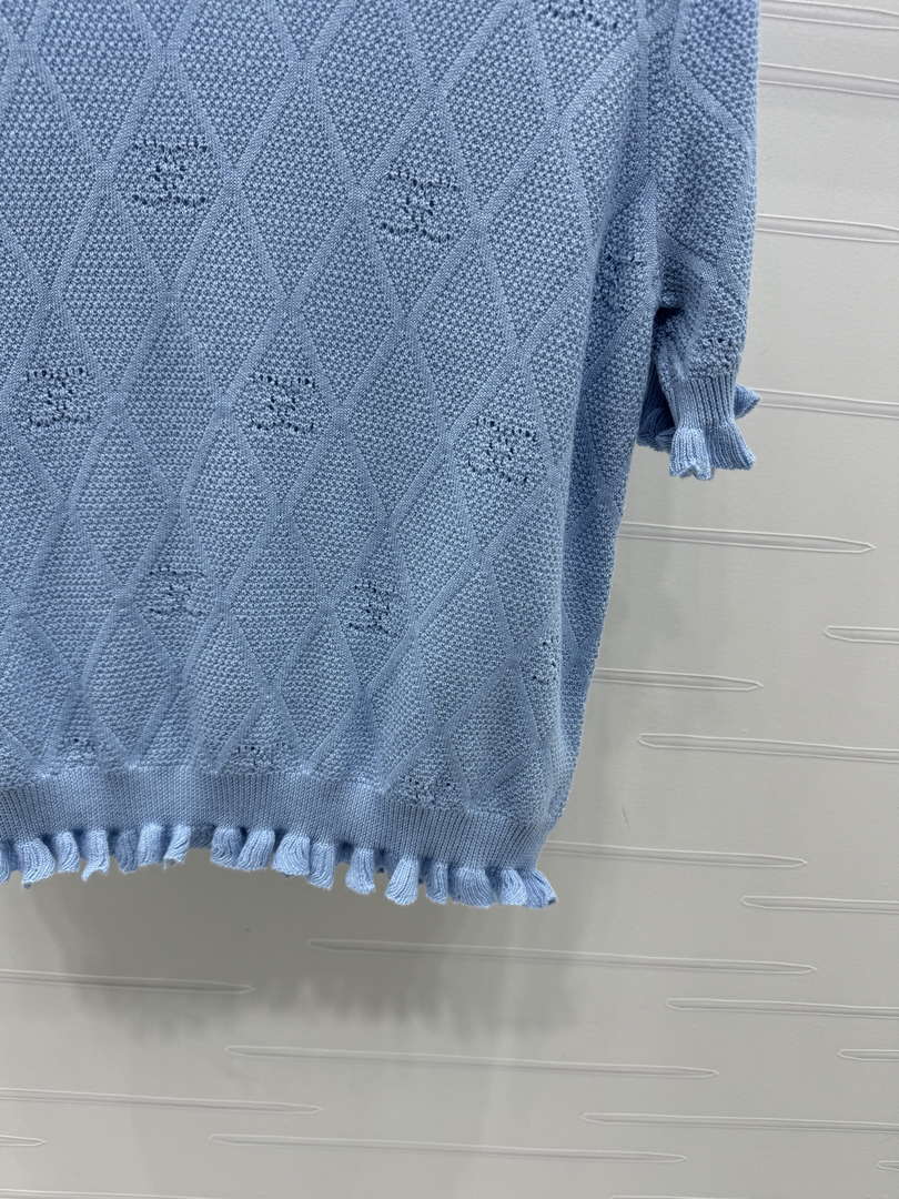 Chanel Women's Fashion Knitted T-shirt C81019