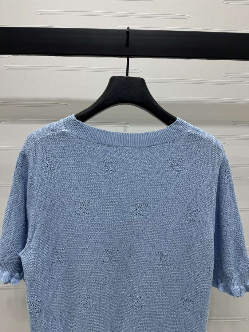 Chanel Women's Fashion Knitted T-shirt C81019