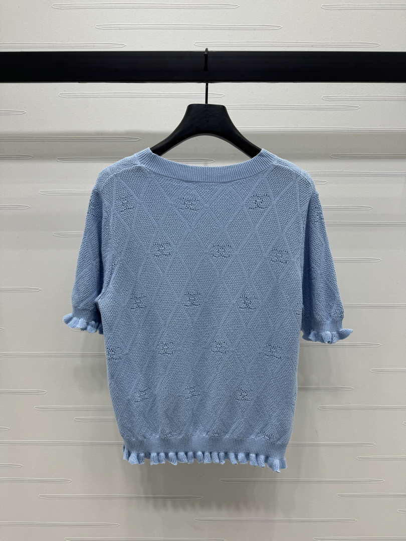 Chanel Women's Fashion Knitted T-shirt C81019