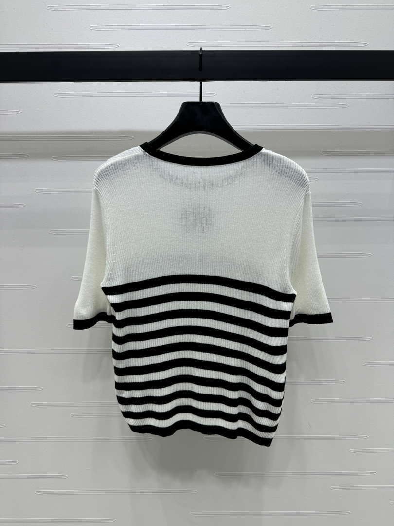 Chanel Women's Fashion Knitted T-shirt C81021