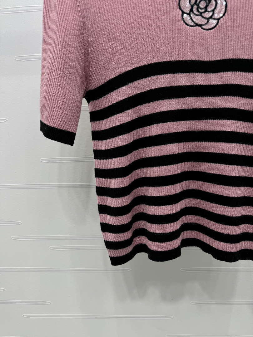 Chanel Women's Fashion Knitted T-shirt C81021