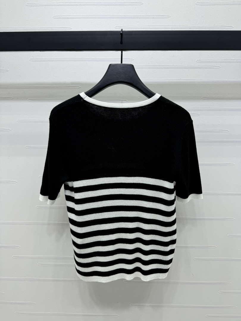 Chanel Women's Fashion Knitted T-shirt C81021