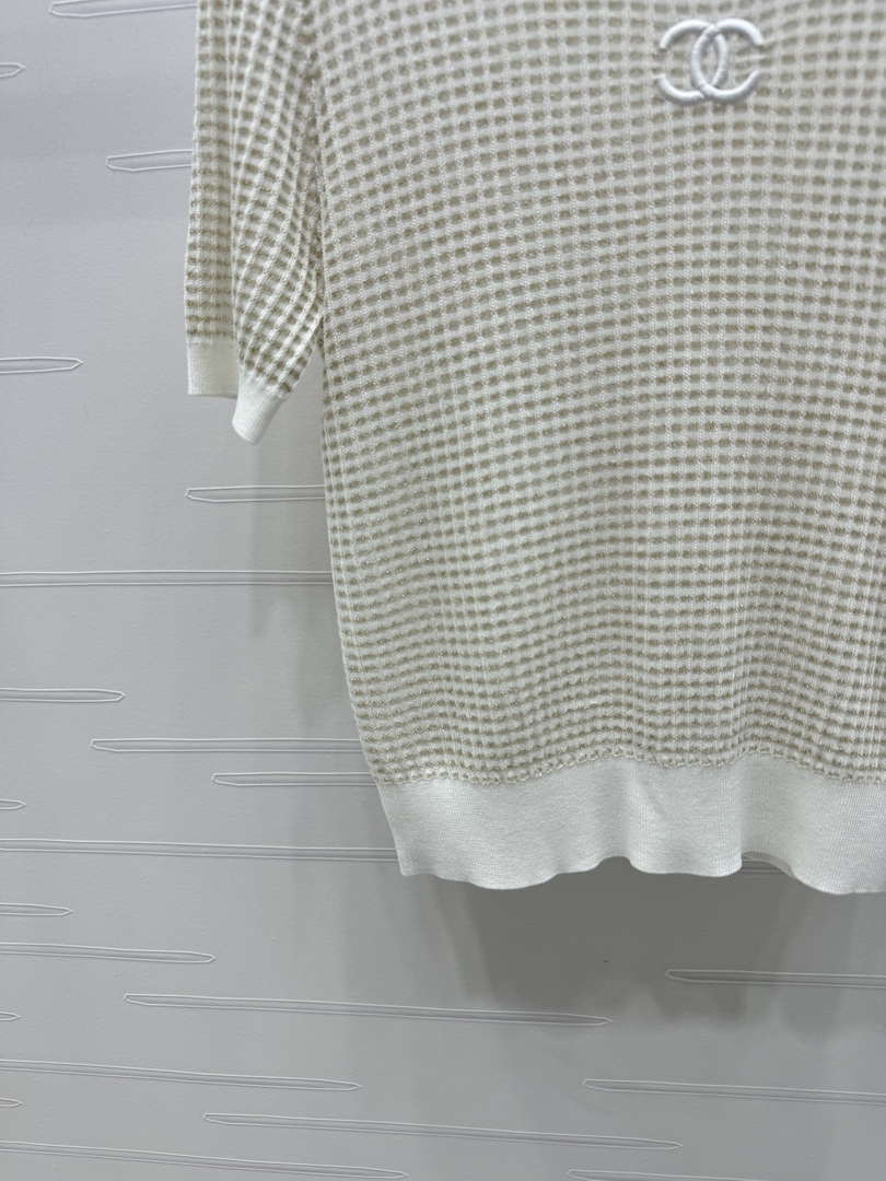 Chanel Women's Fashion Knitted T-shirt C81022
