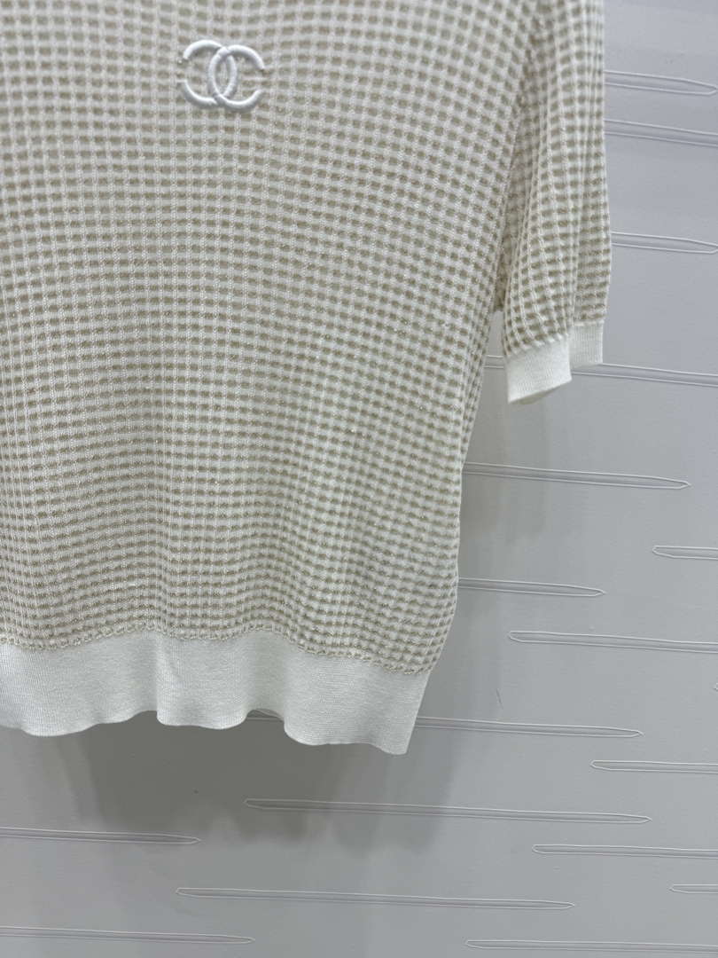 Chanel Women's Fashion Knitted T-shirt C81022
