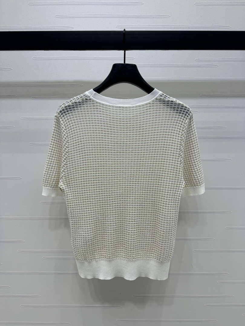 Chanel Women's Fashion Knitted T-shirt C81022