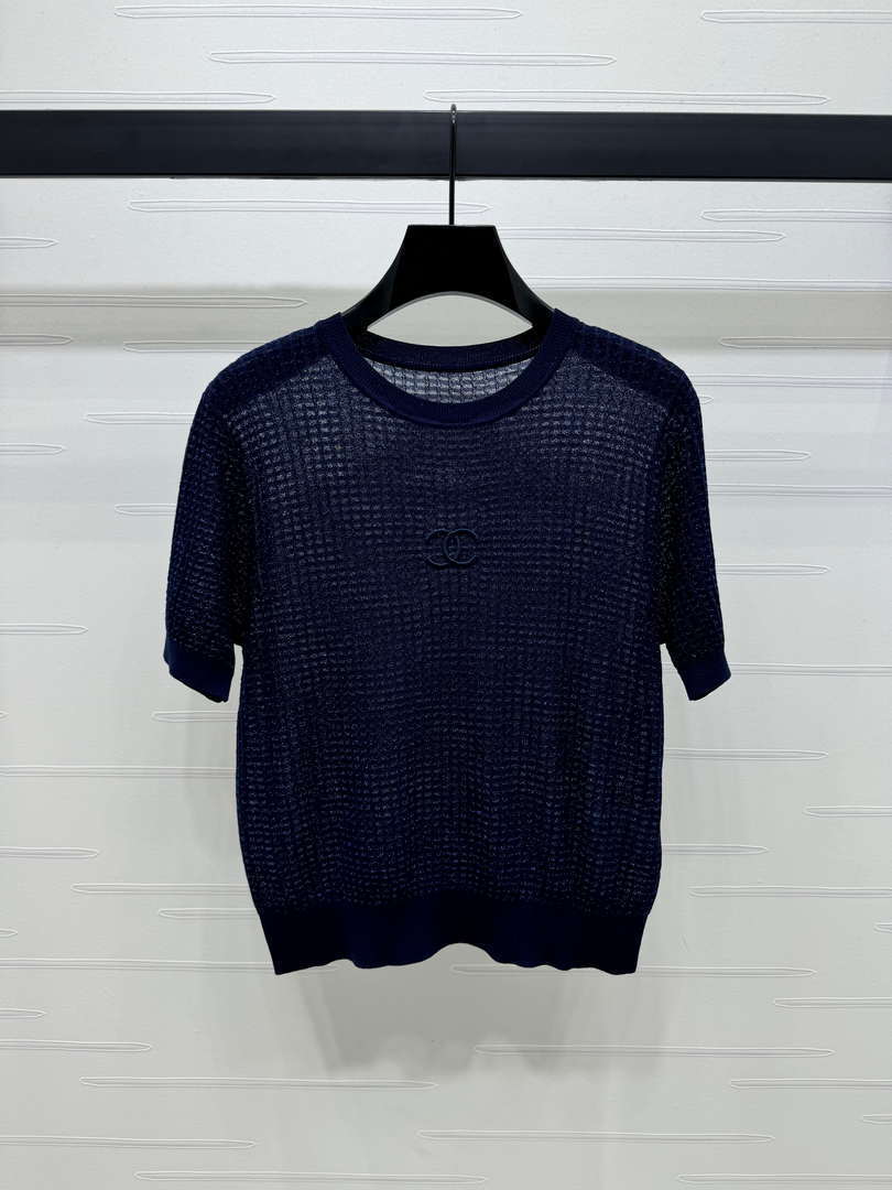 Chanel Women's Fashion Knitted T-shirt C81022